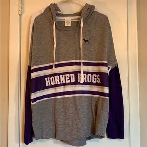 PINK Victoria’s Secret TCU pullover hoodie